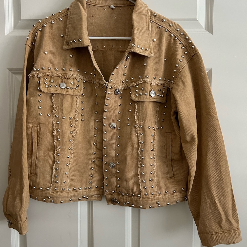 Studded Tan Jacket